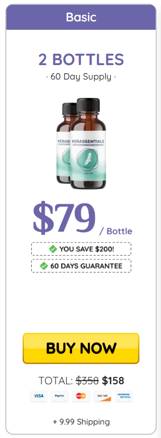 kerassentials order 1 bottle